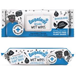 Bugalugs Wrinkle Wet Wipes Renseservietter til Rynker og Hudfolder 80 Stk